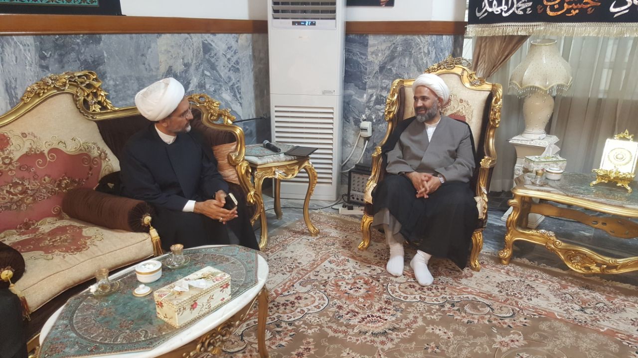 گزارش تصویری/دیدار حجت الاسلام پژمانفر، نایب رئیس کمیسیون فرهنگی با رایزن فرهنگی عراق