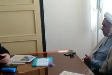 دیدار رئیس دانشکده علوم قرآنی مشهد با حجت الاسلام پژمان‌فر