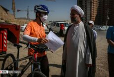 بازدید حجت الاسلام پژمان‌فر از ارتفاعات جنوبی مشهد