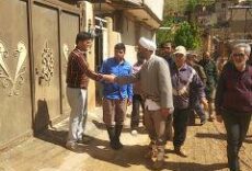 بازدید حجت الاسلام پژمان‌فر از مناطق سیل زده کلات
