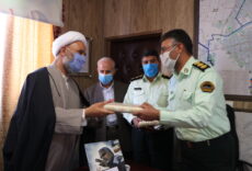 تقدیر از کارکنان نمونه نیروی انتظامی مشهد