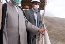 بازدیدحجت الاسلام پژمان فر از کارخانه سیمان مشهد