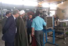 بازدید حجت الاسلام پژمان فر از صنعت