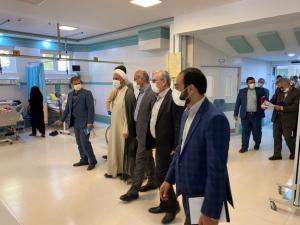 بازدید حجت الاسلام پژمان‌فر از بیمارستان هفده شهریور